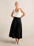 Sasha Pleated Midi Skirt