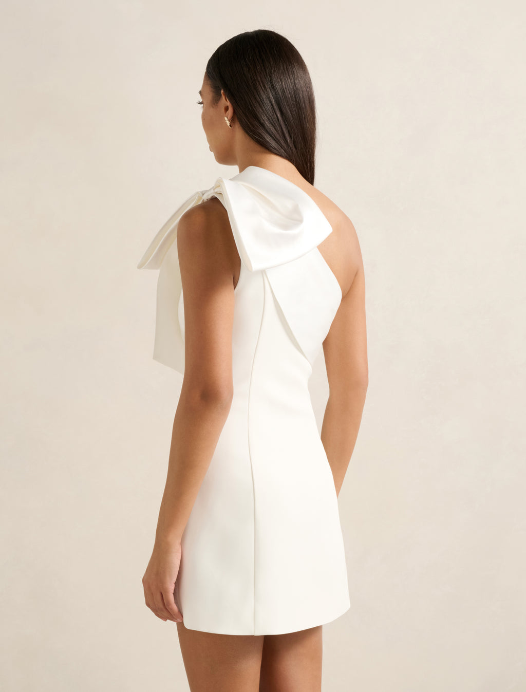 Holly Asym Bow Mini Dress