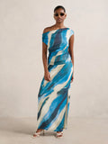 Mia Petite Mesh Maxi Skirt