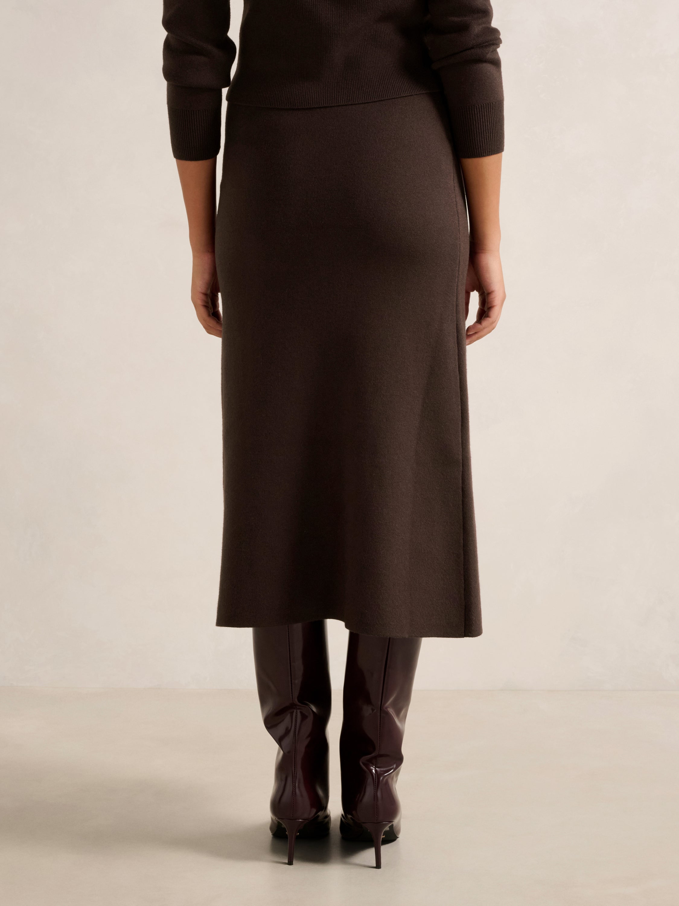 Ally Knitted Midi Skirt