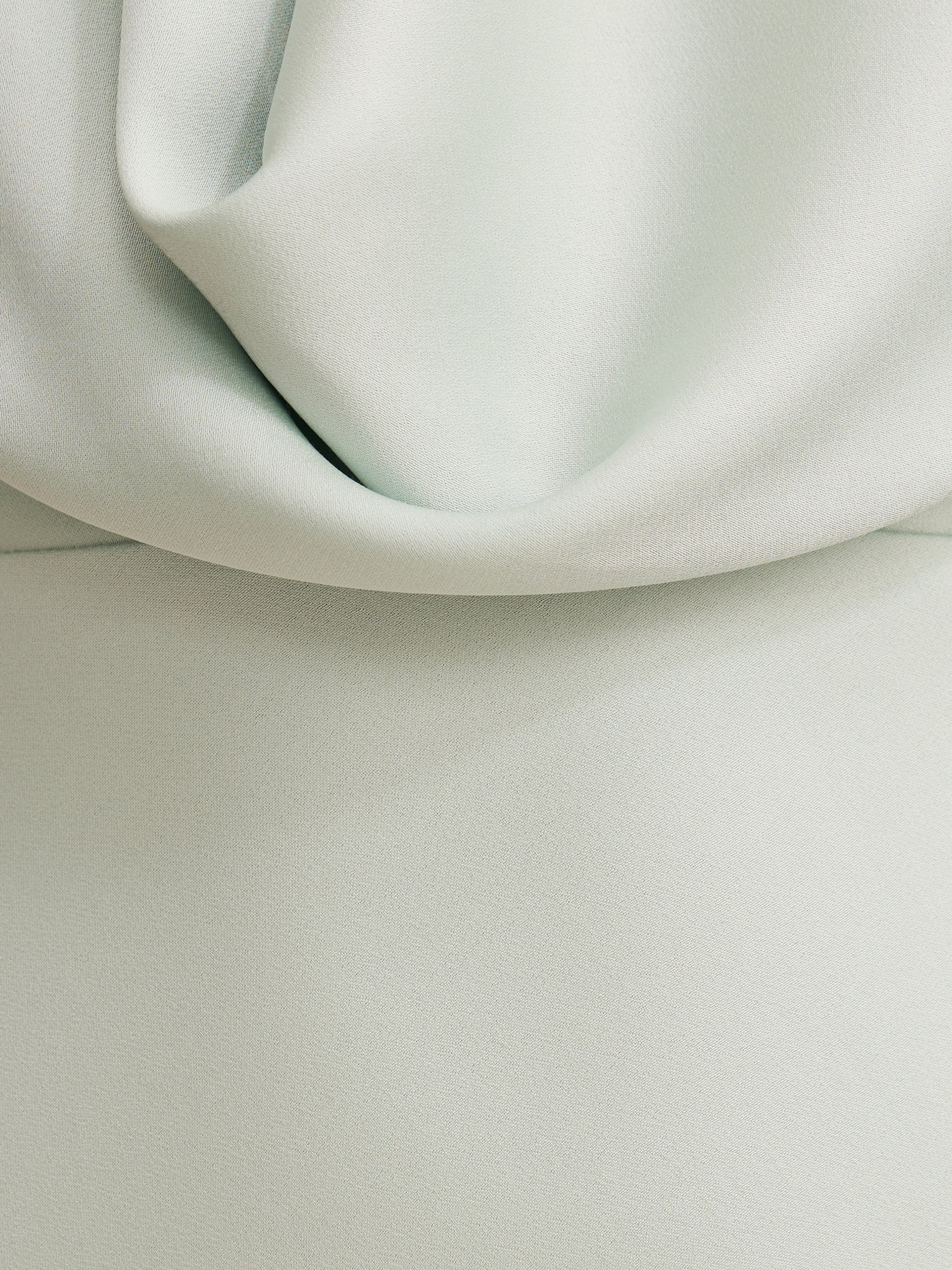 Becca Cowl Halter Satin Gown