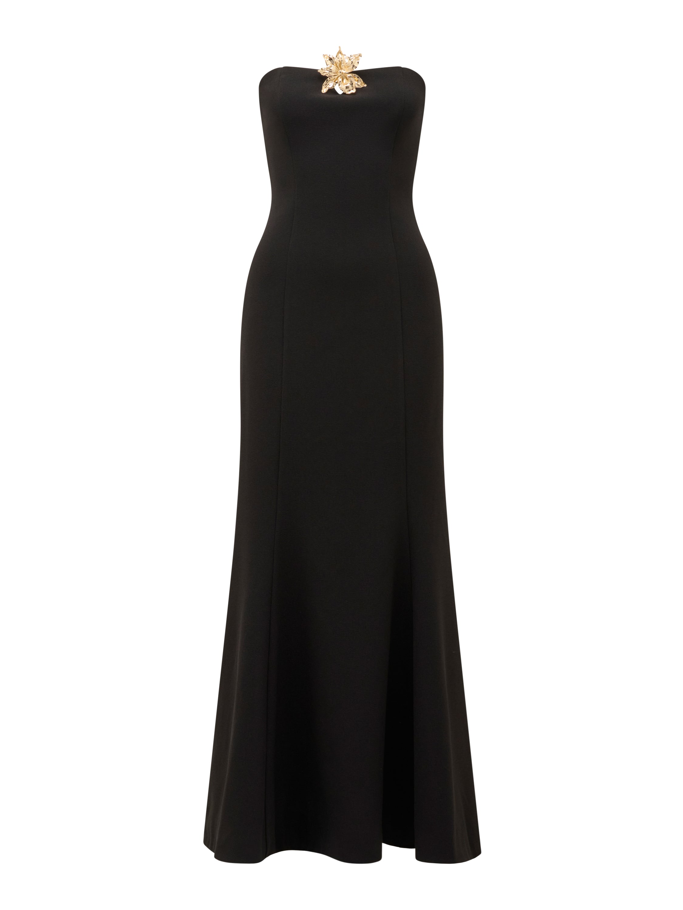 Astra Strapless Fishtail Maxi Dress