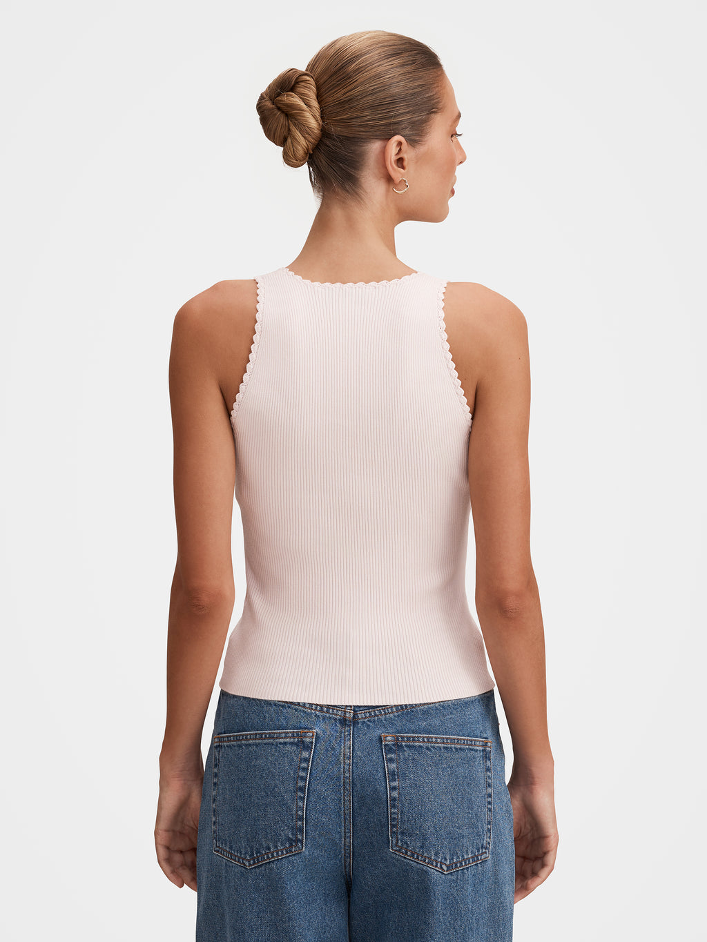 Bree Crochet Detail Knit Tank