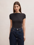Andie Boat Neck Baby Tee