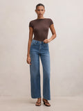Andie Boat Neck Baby Tee