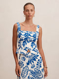 Darcy Printed Linen Top