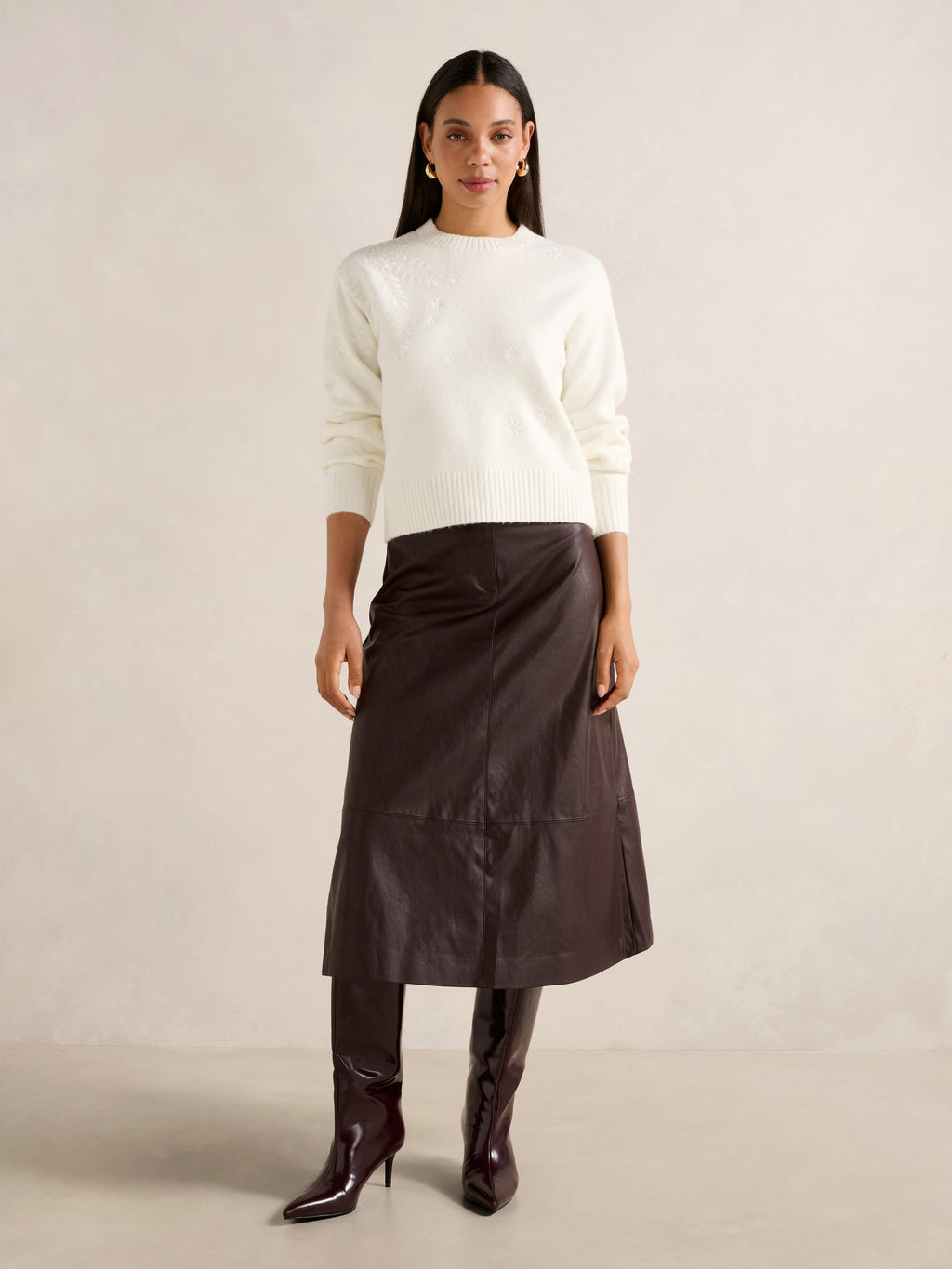Harmony Floral Embroidered Sweater