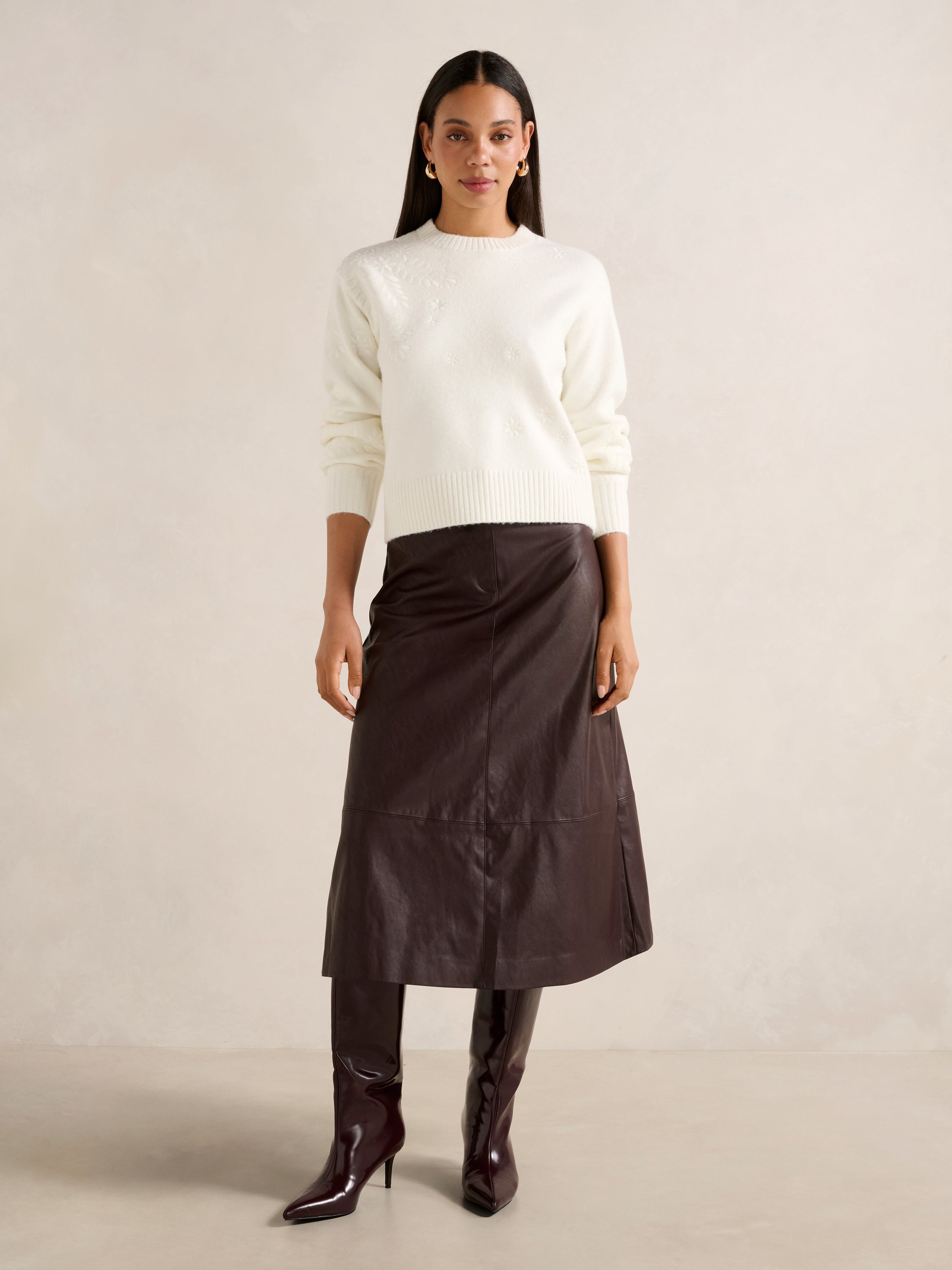 Harmony Floral Embroidered Sweater