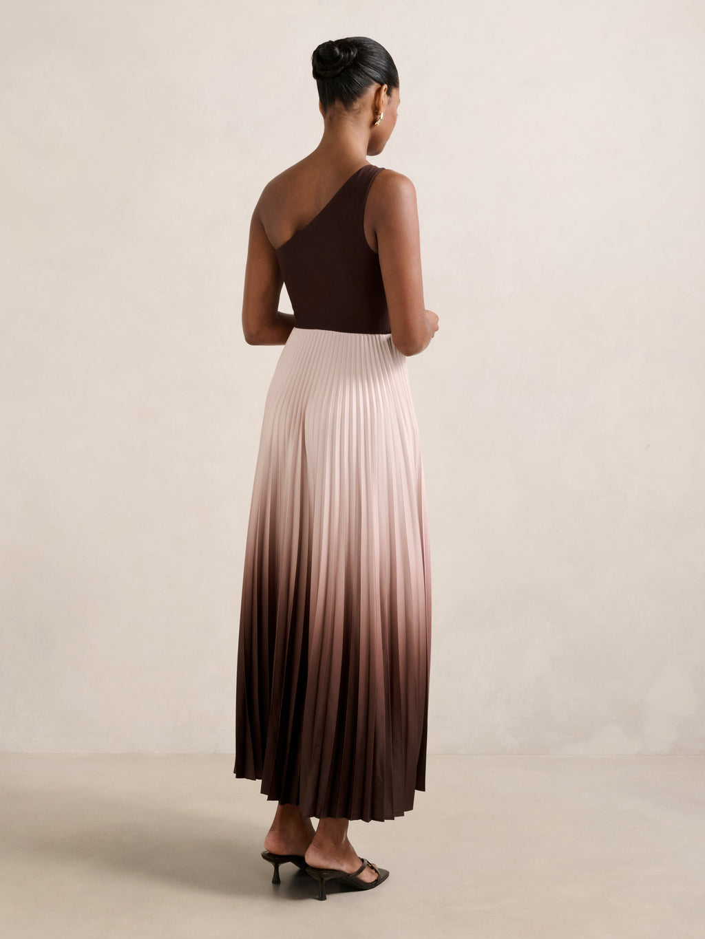 Olena Petite One Shoulder Midi Dress