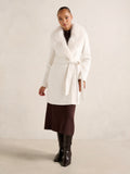 Rocky Fur Collar Wrap Coat