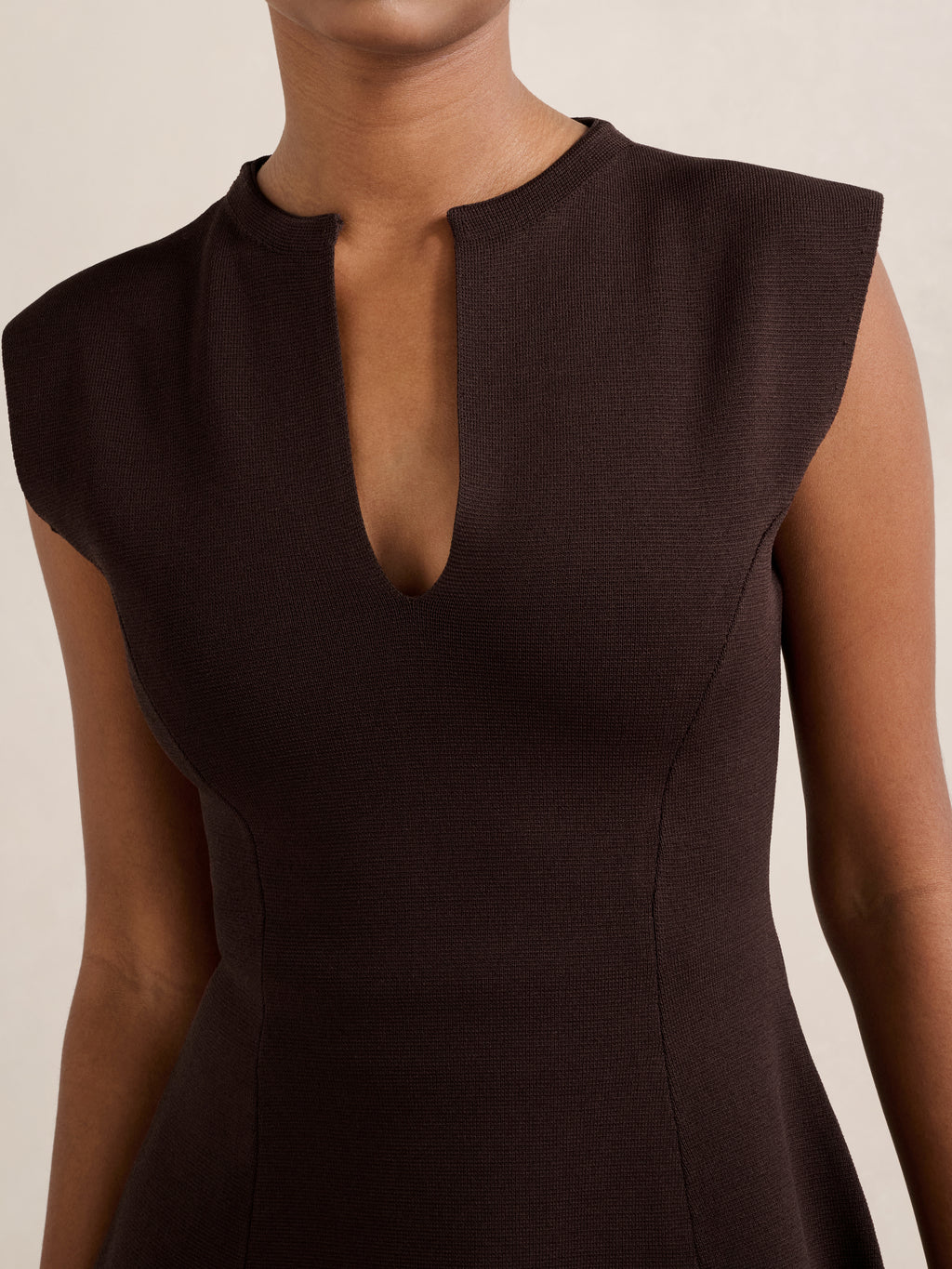 Katerina Petite Crepe Knit Mini Dress