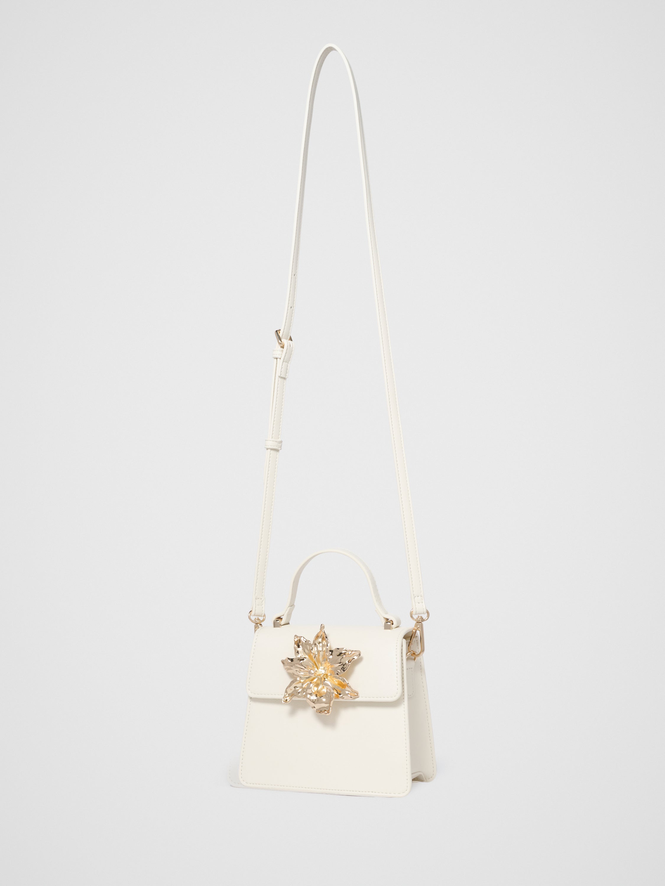 Maria Metal Flower Small Bag