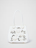 Clementine Cutout Floral Tote