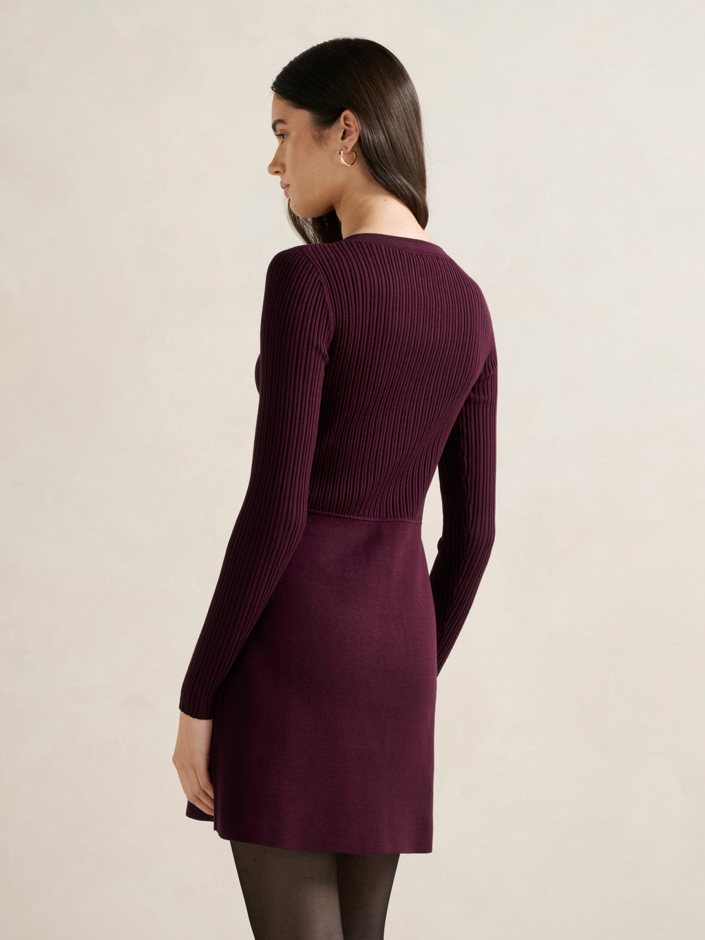 Issie L/S Knit Mini Dress