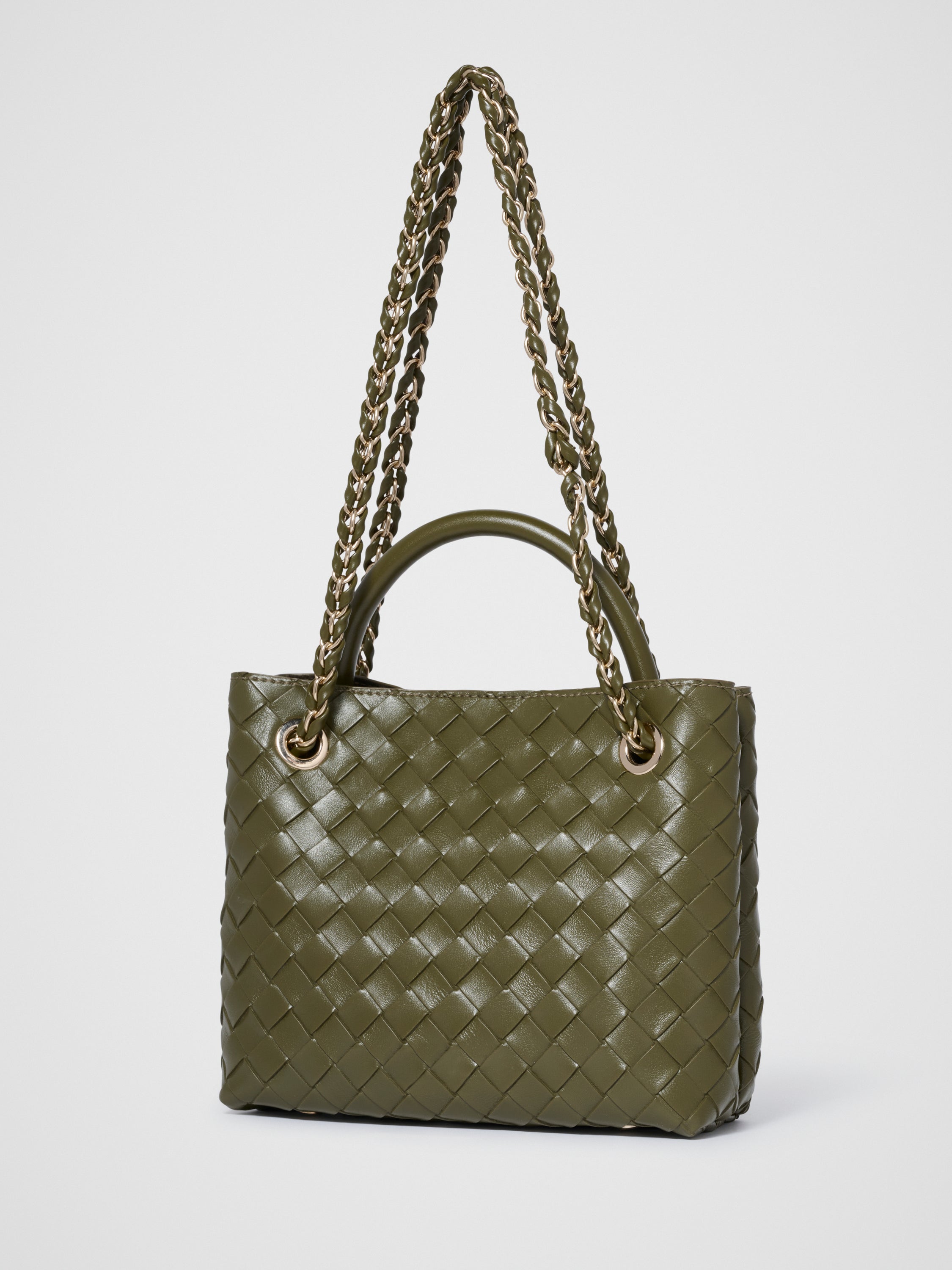 Lillian Weave Small Tote