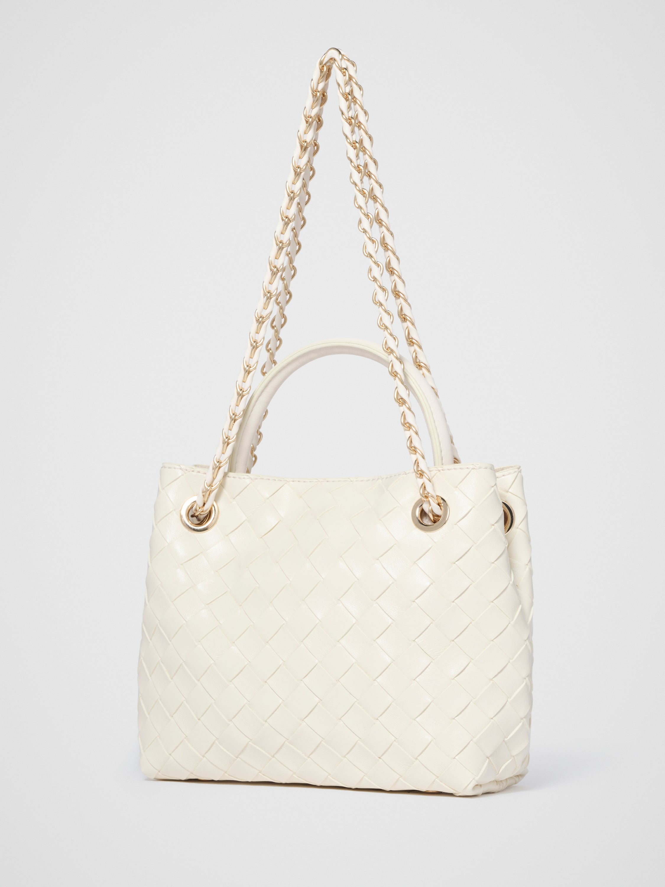 Lillian Weave Small Tote