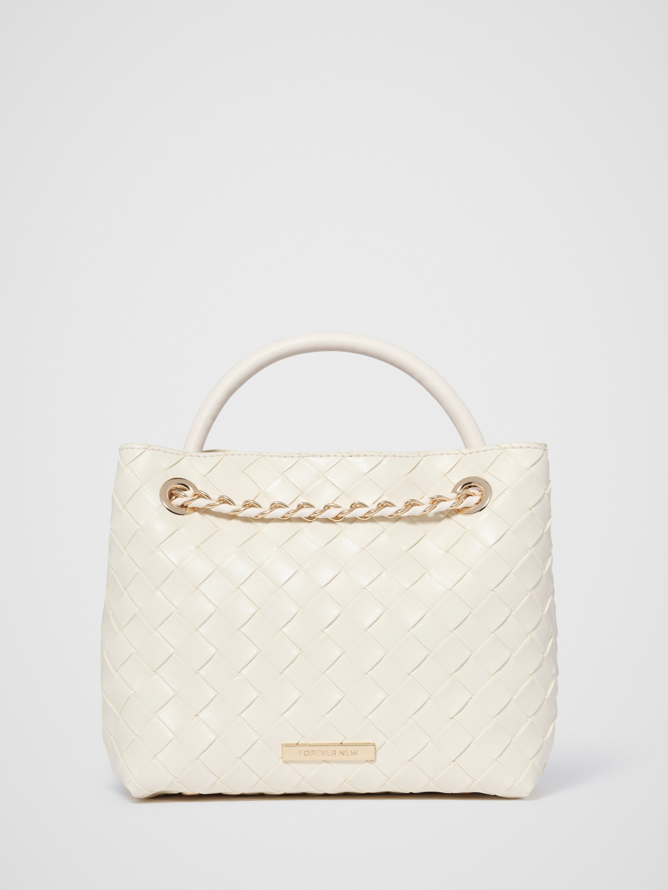 Lillian Weave Small Tote