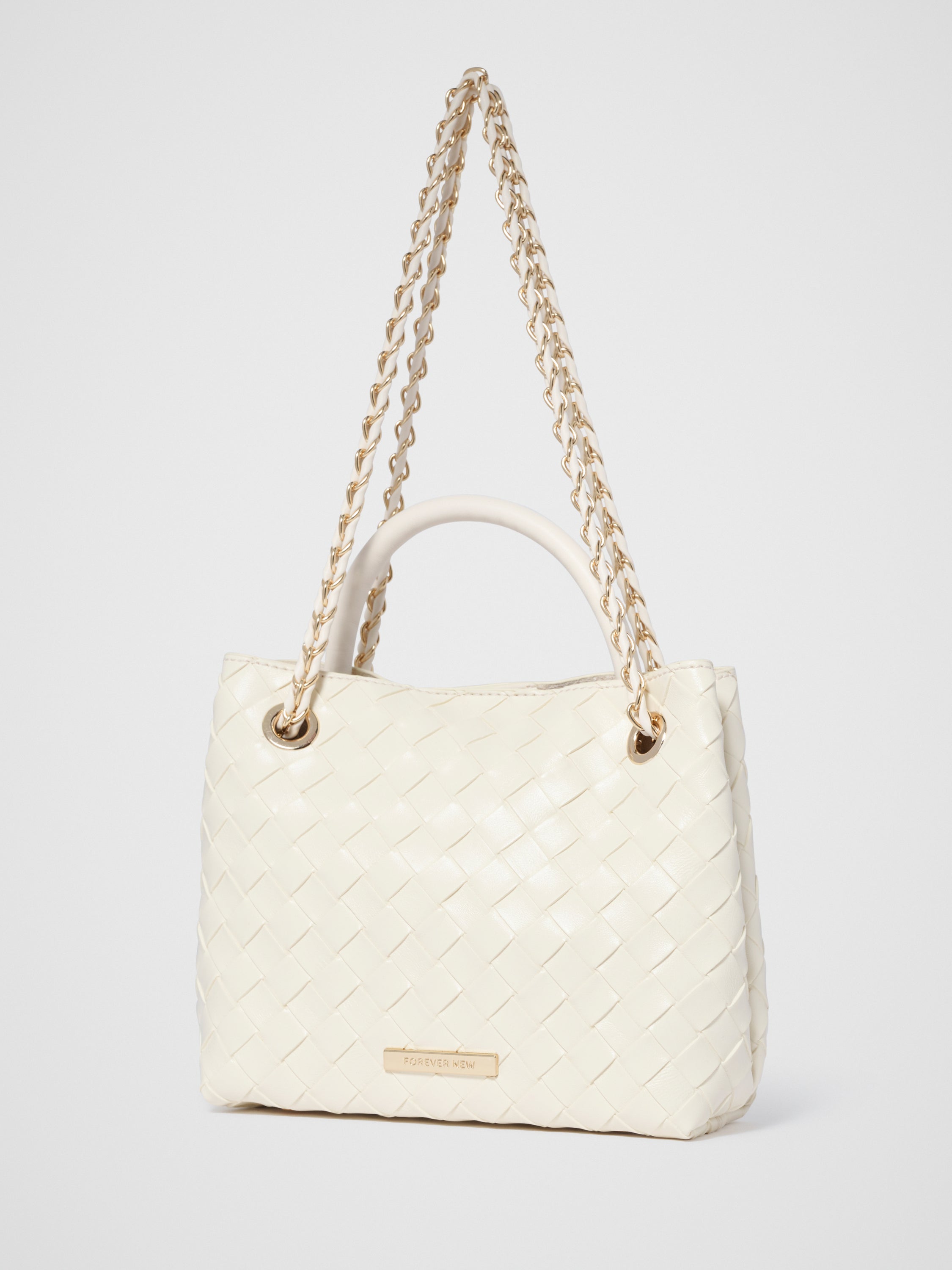 Lillian Weave Small Tote