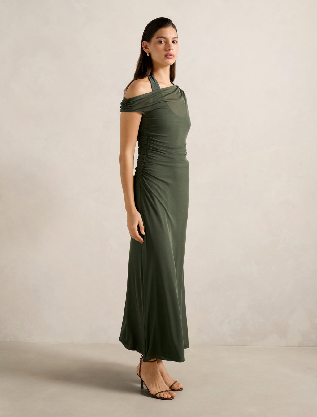 Brooklyn Layered Jersey Maxi Dress