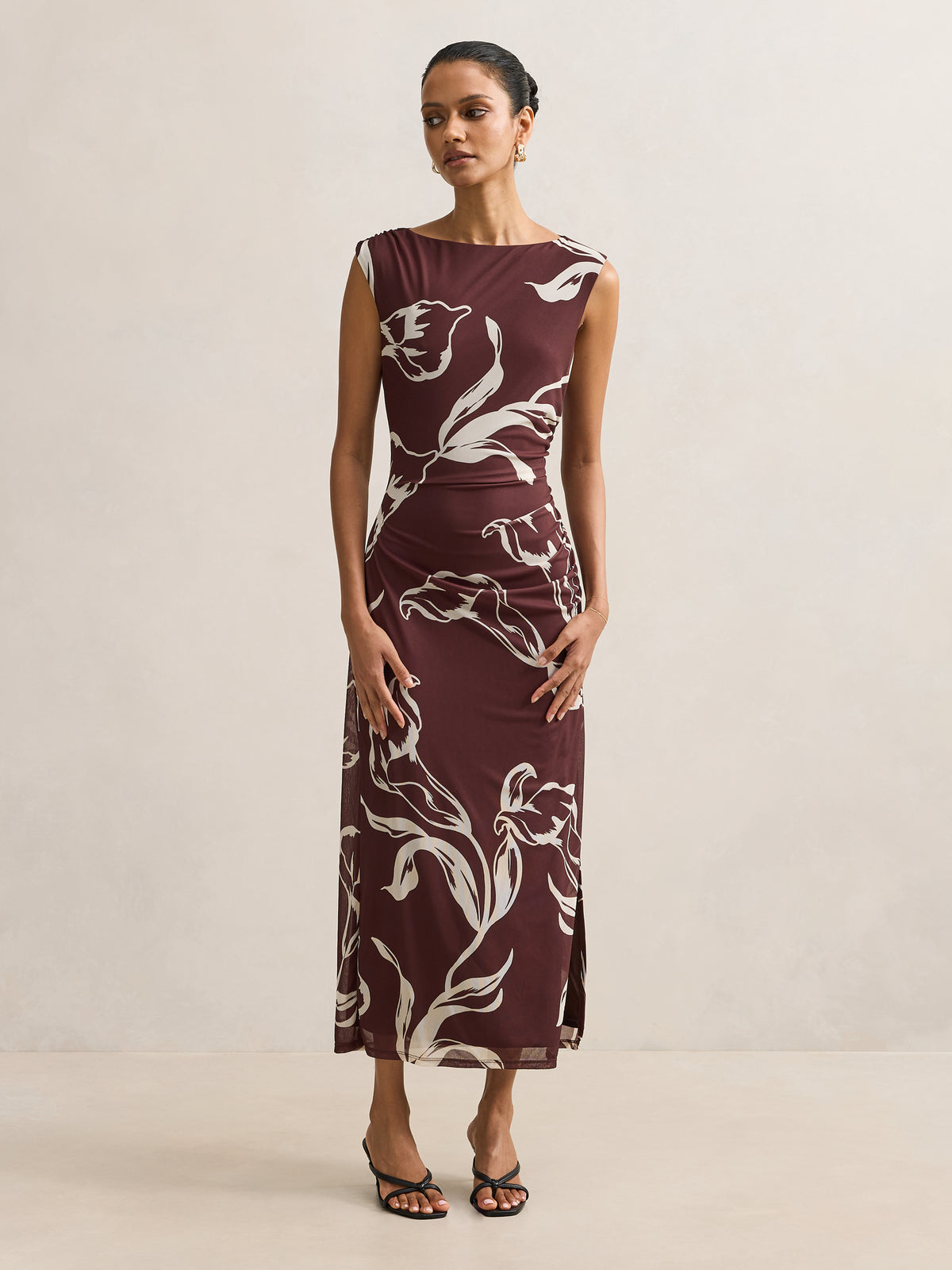 Ally Petite Jersey Midi Dress