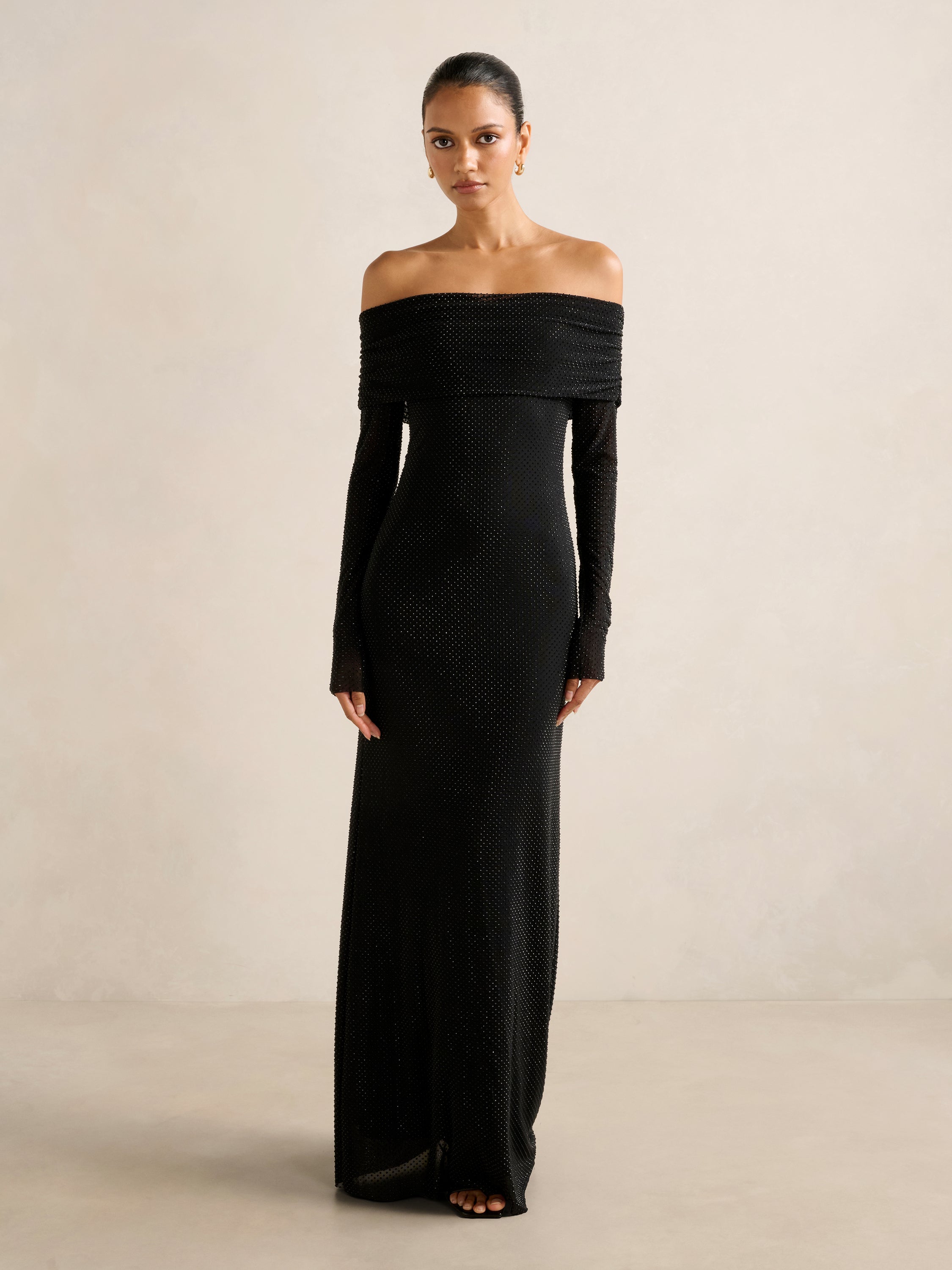 Effie Petite Heatseal Maxi Dress