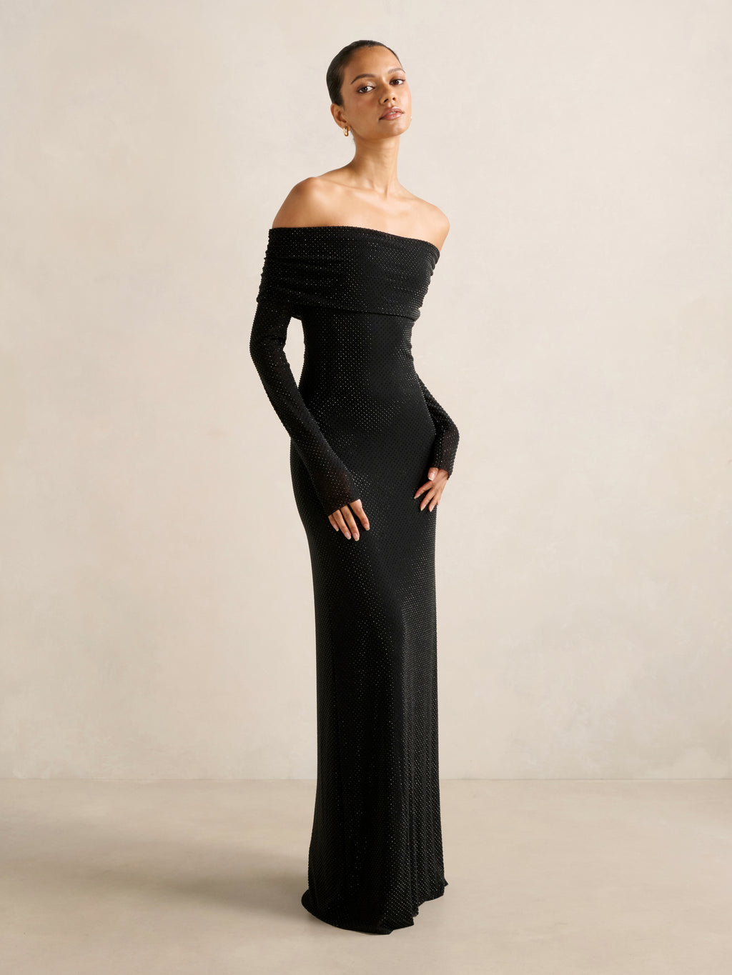 Effie Petite Heatseal Maxi Dress