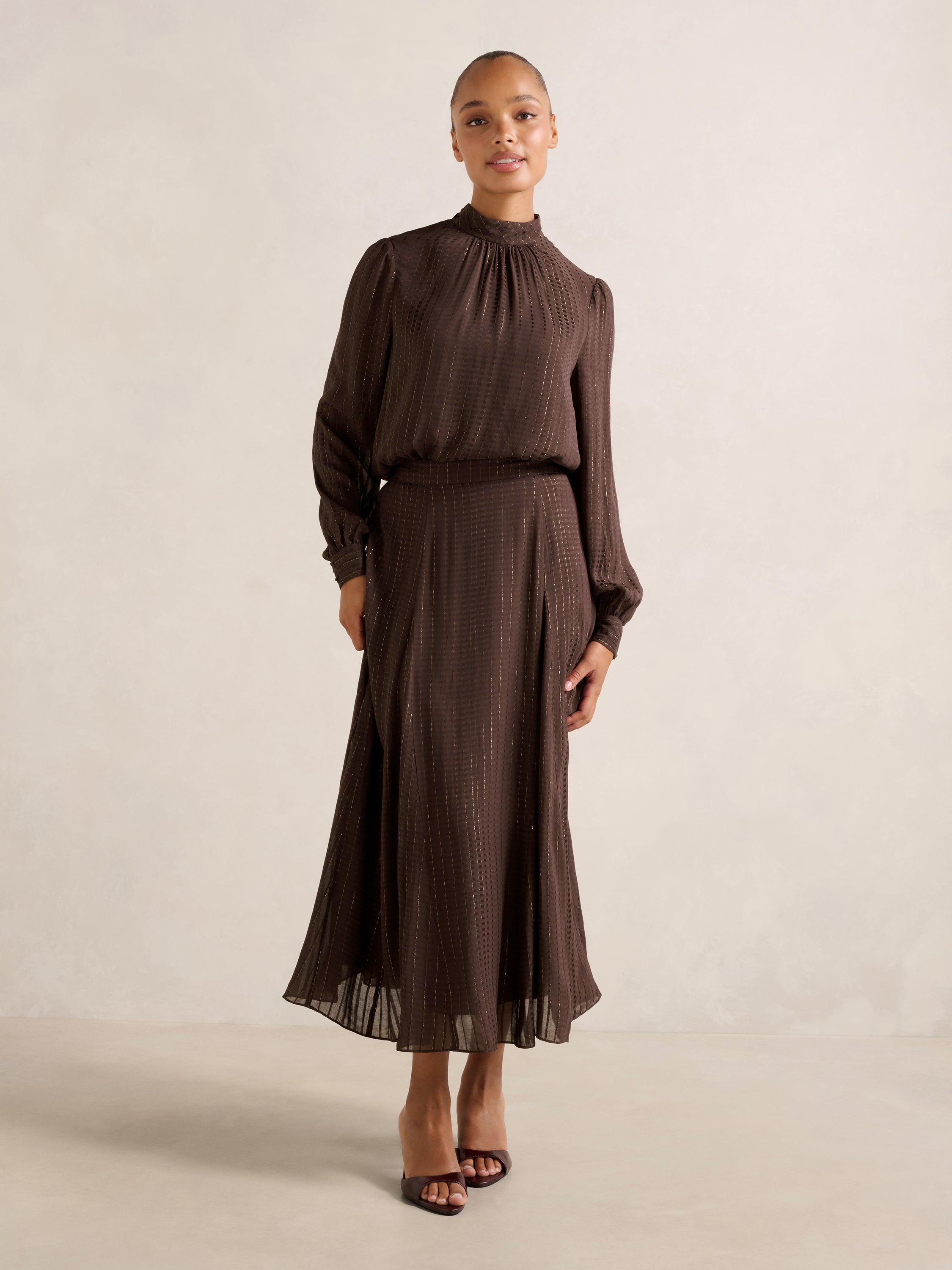 Preslee Neck Tie Blouse
