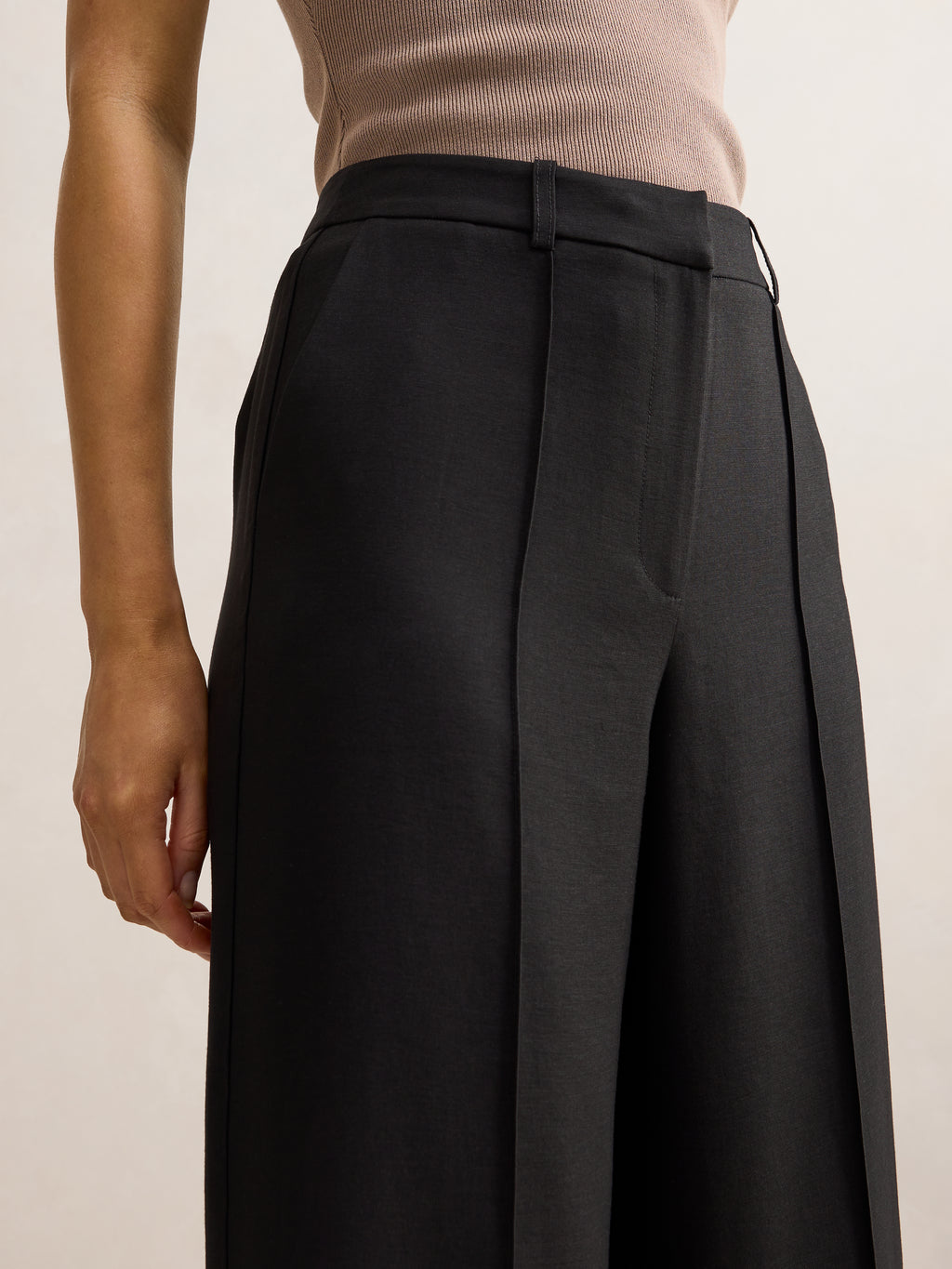 Penelope Pintuck Straight Leg Pant