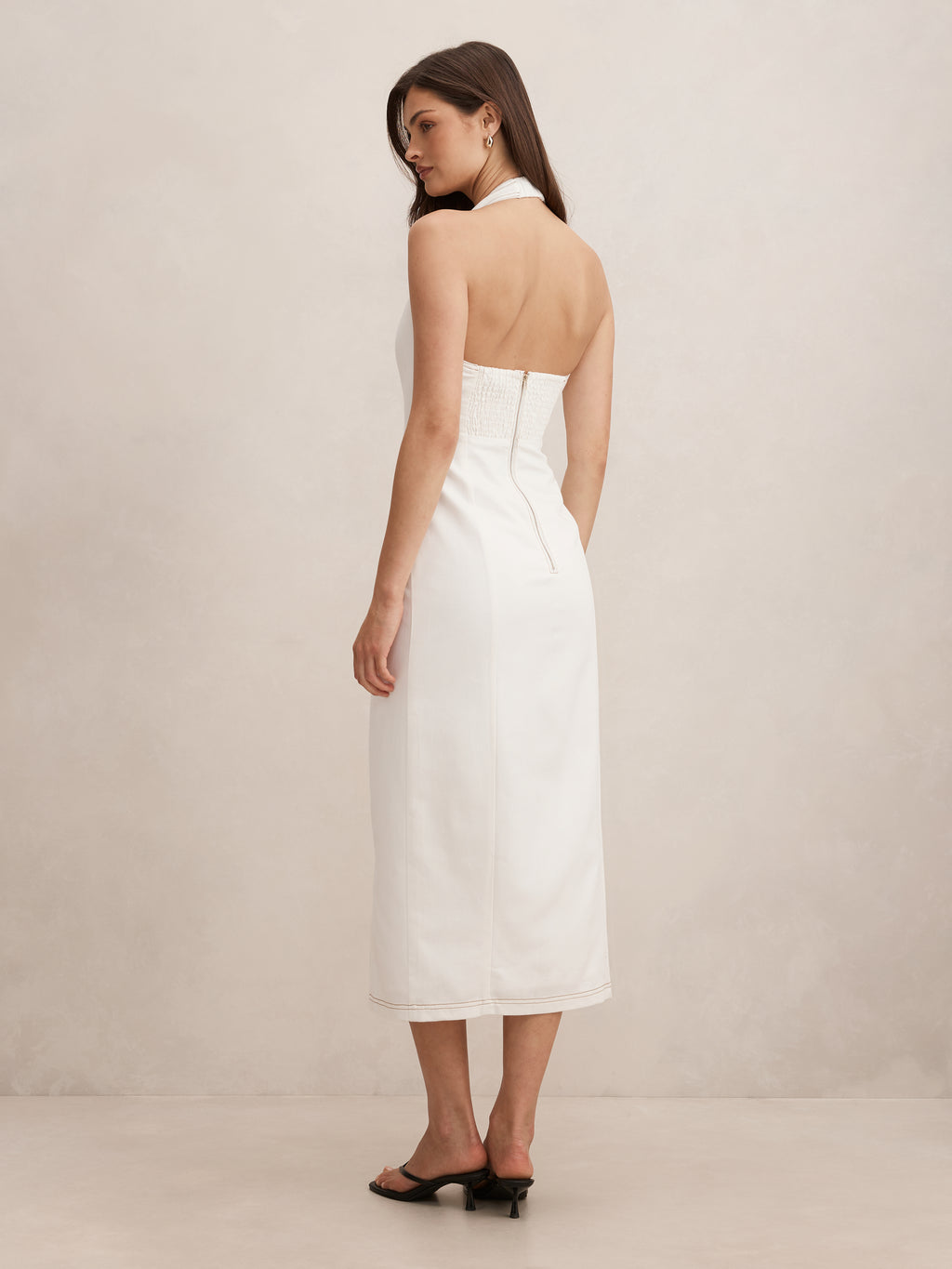 Amy Halter Denim Maxi Dress