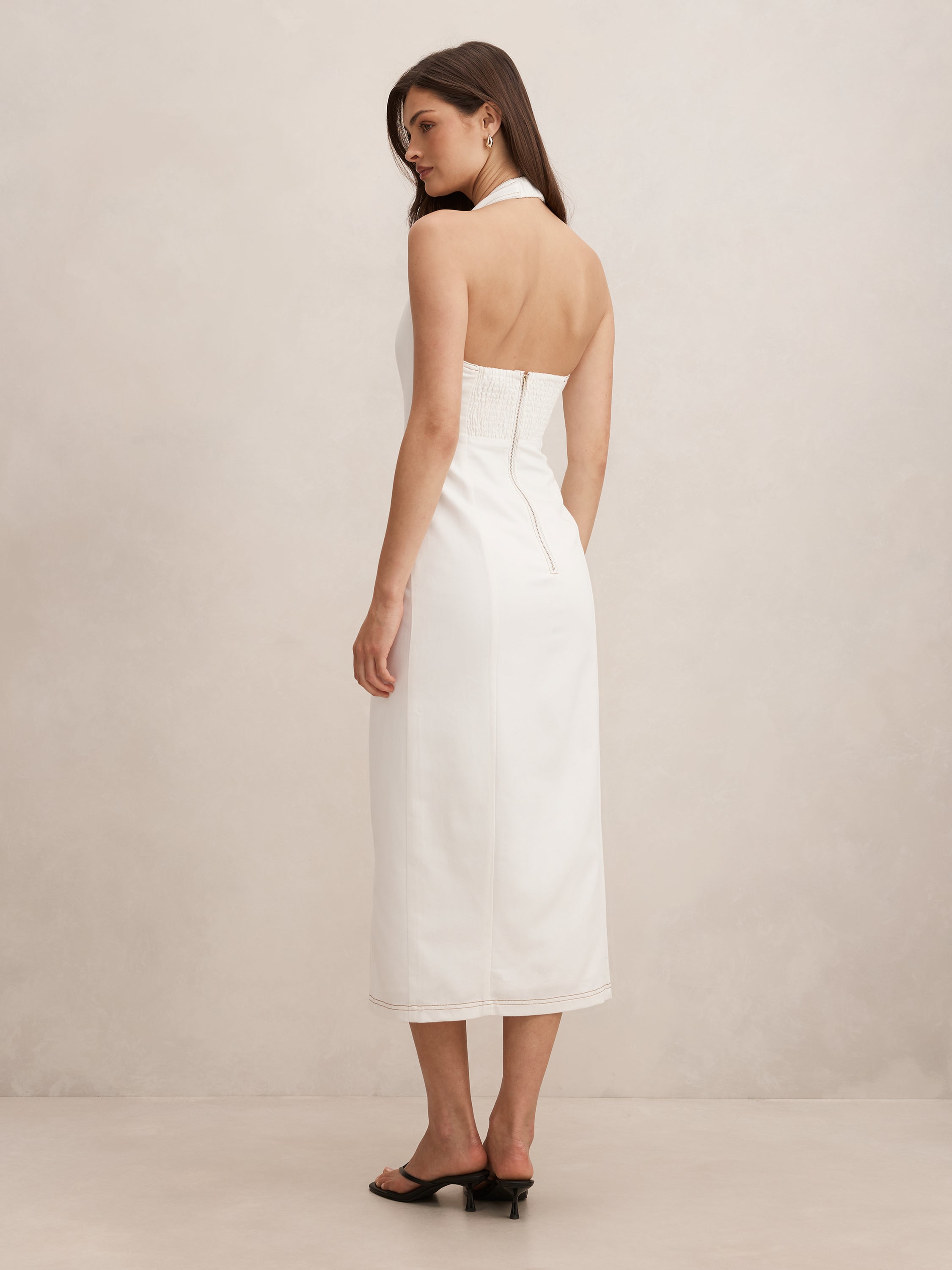Amy Halter Denim Maxi Dress