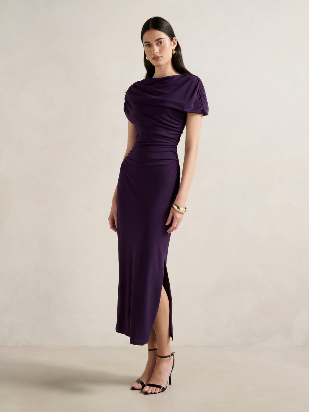 Kori Draped Midi Dress
