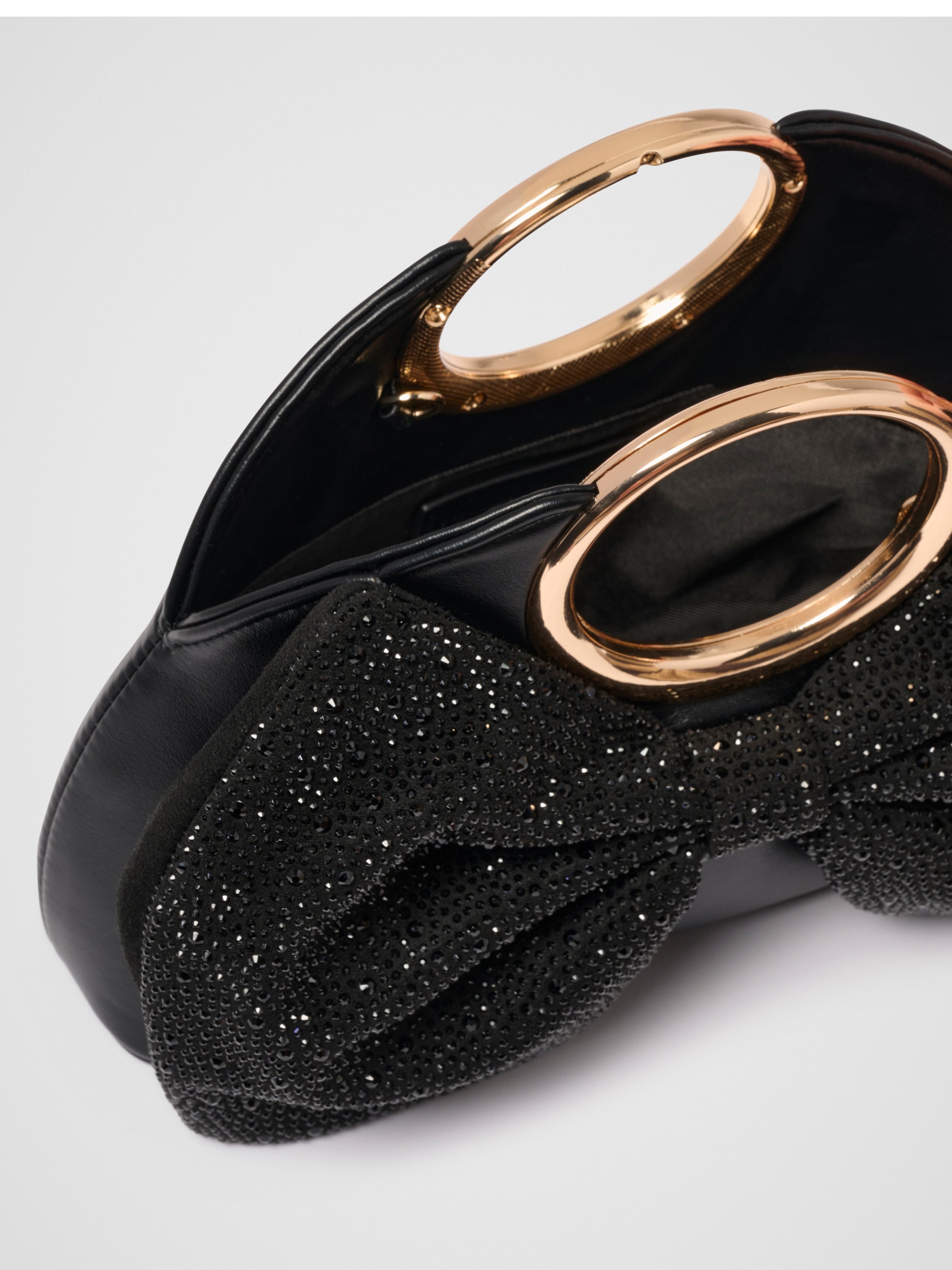 Sandra Round Handle Bow Clutch