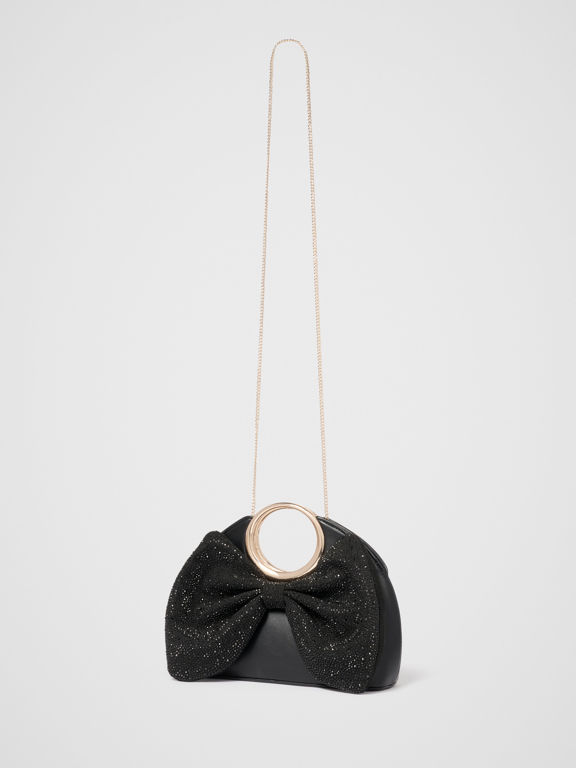Sandra Round Handle Bow Clutch