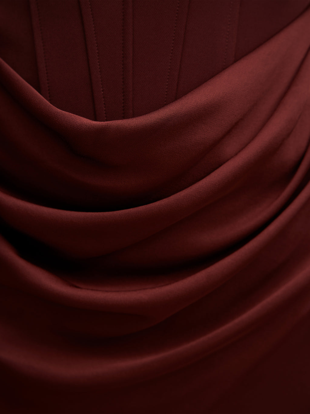 Isra Drape Strapless Maxi Dress
