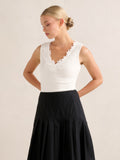 Sylvie Lace Trim Tank