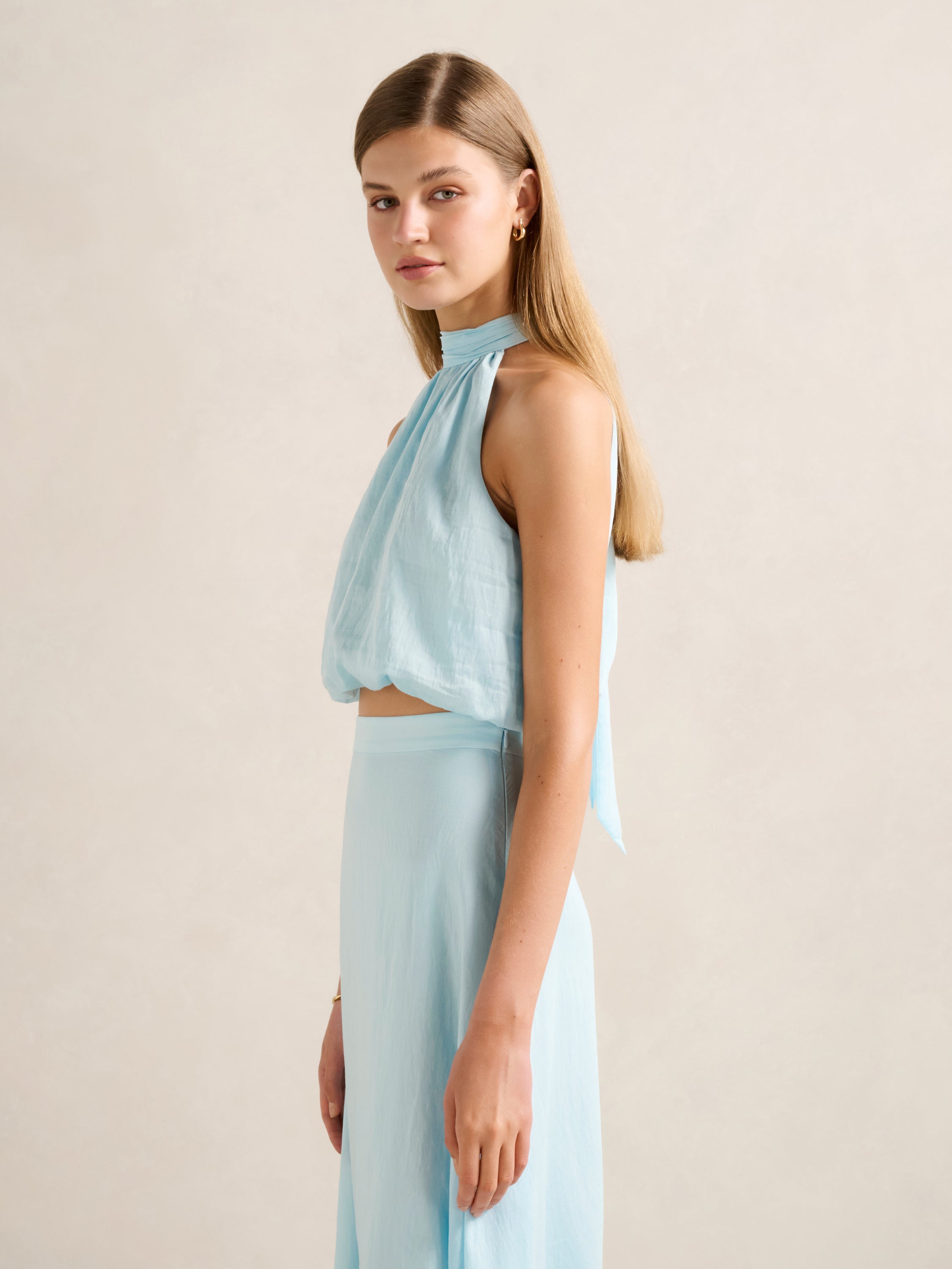 Maisie Halter Tie Up Top
