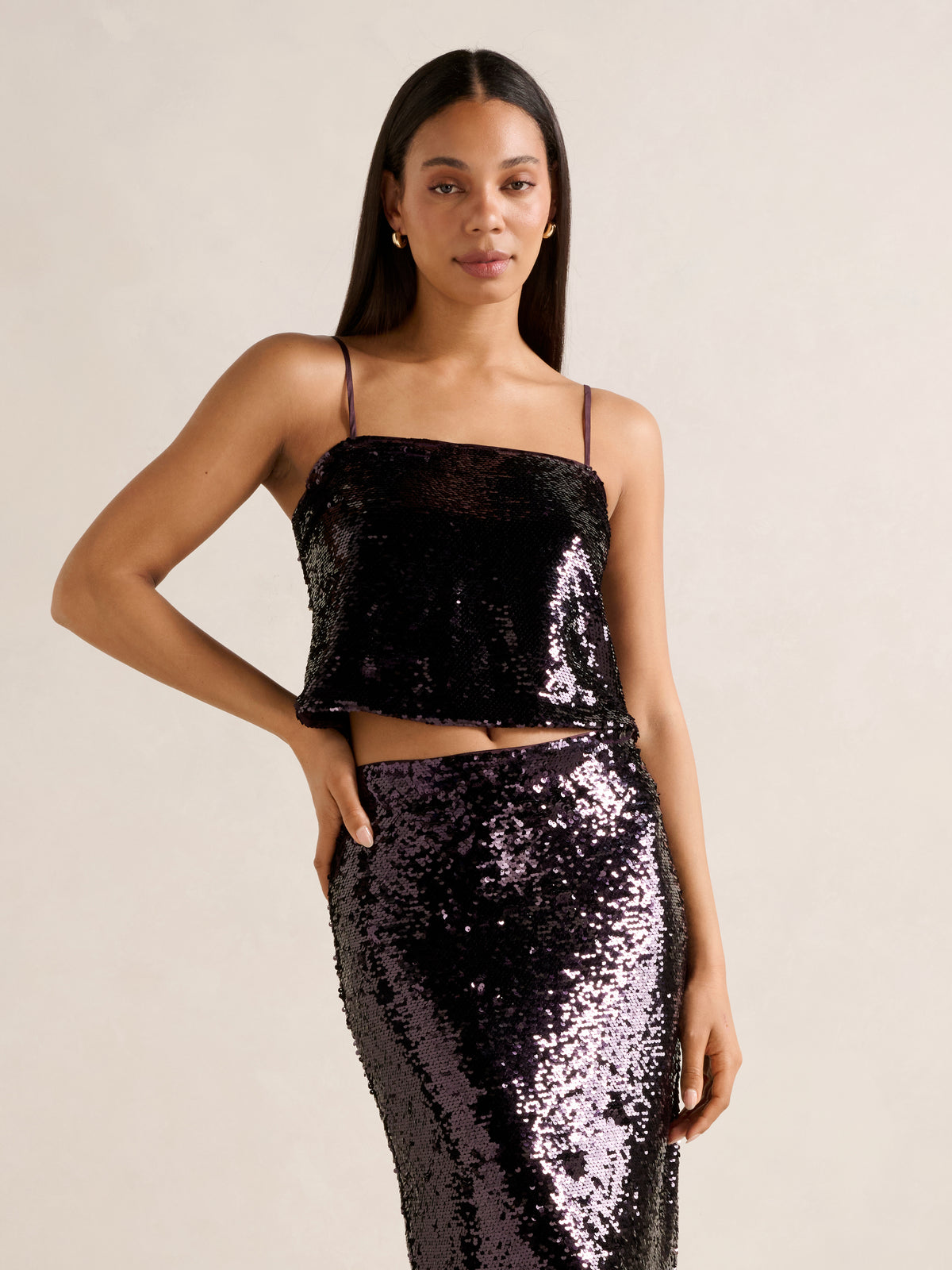 Nora Sequin Top