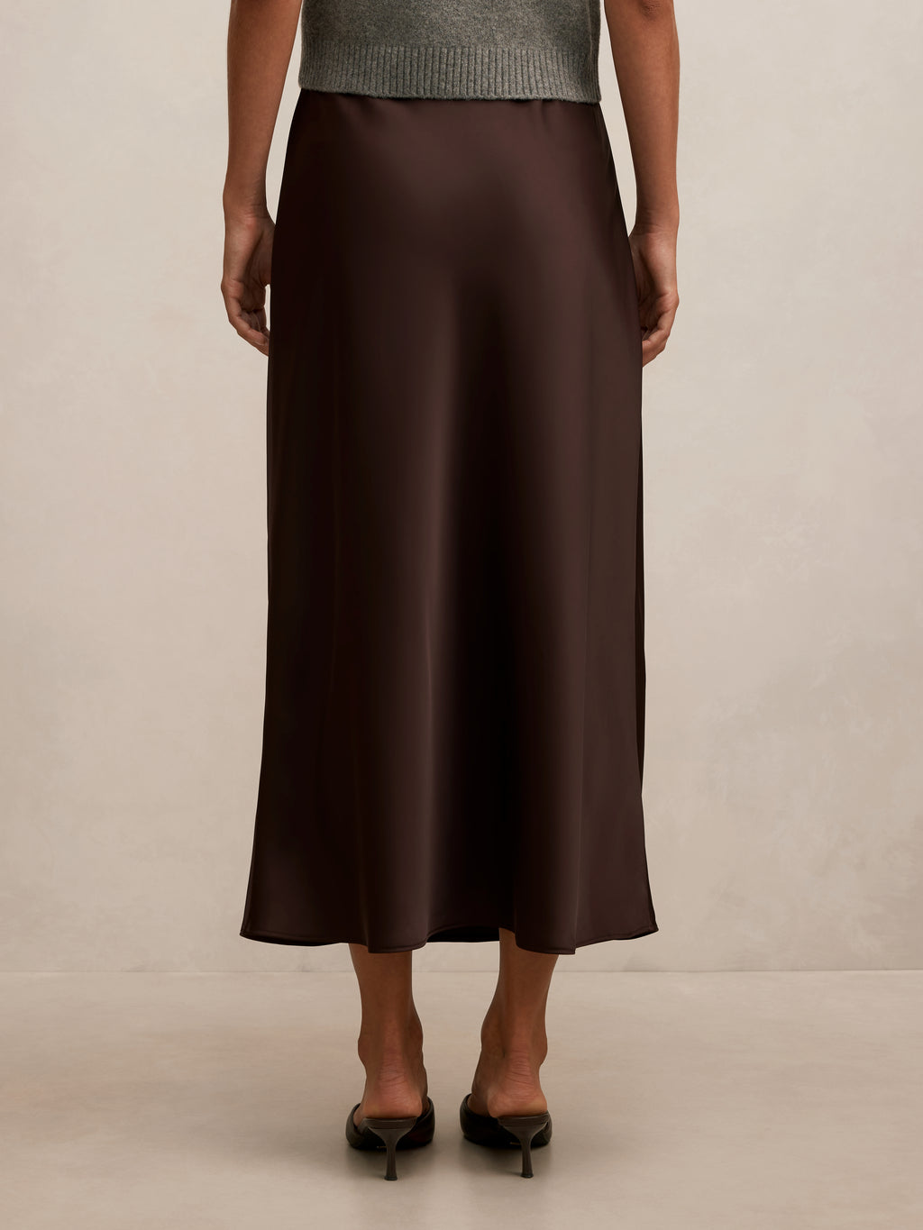 Sally Satin Slip Skirt