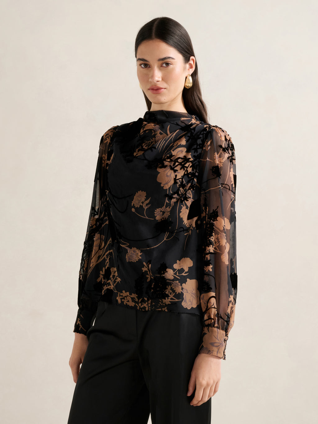 Amaya Drape Blouse