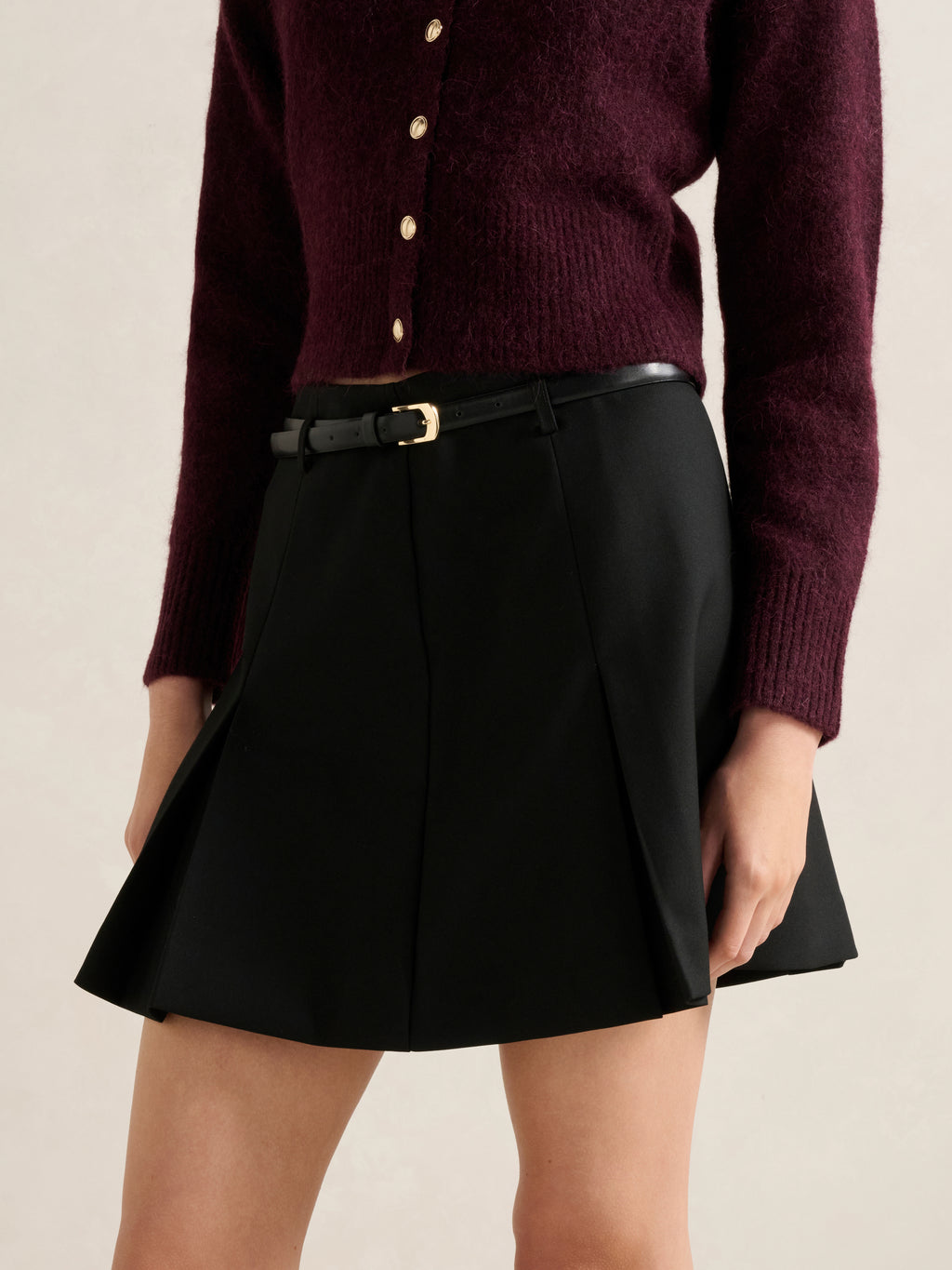 Delilah Belted Mini Skirt