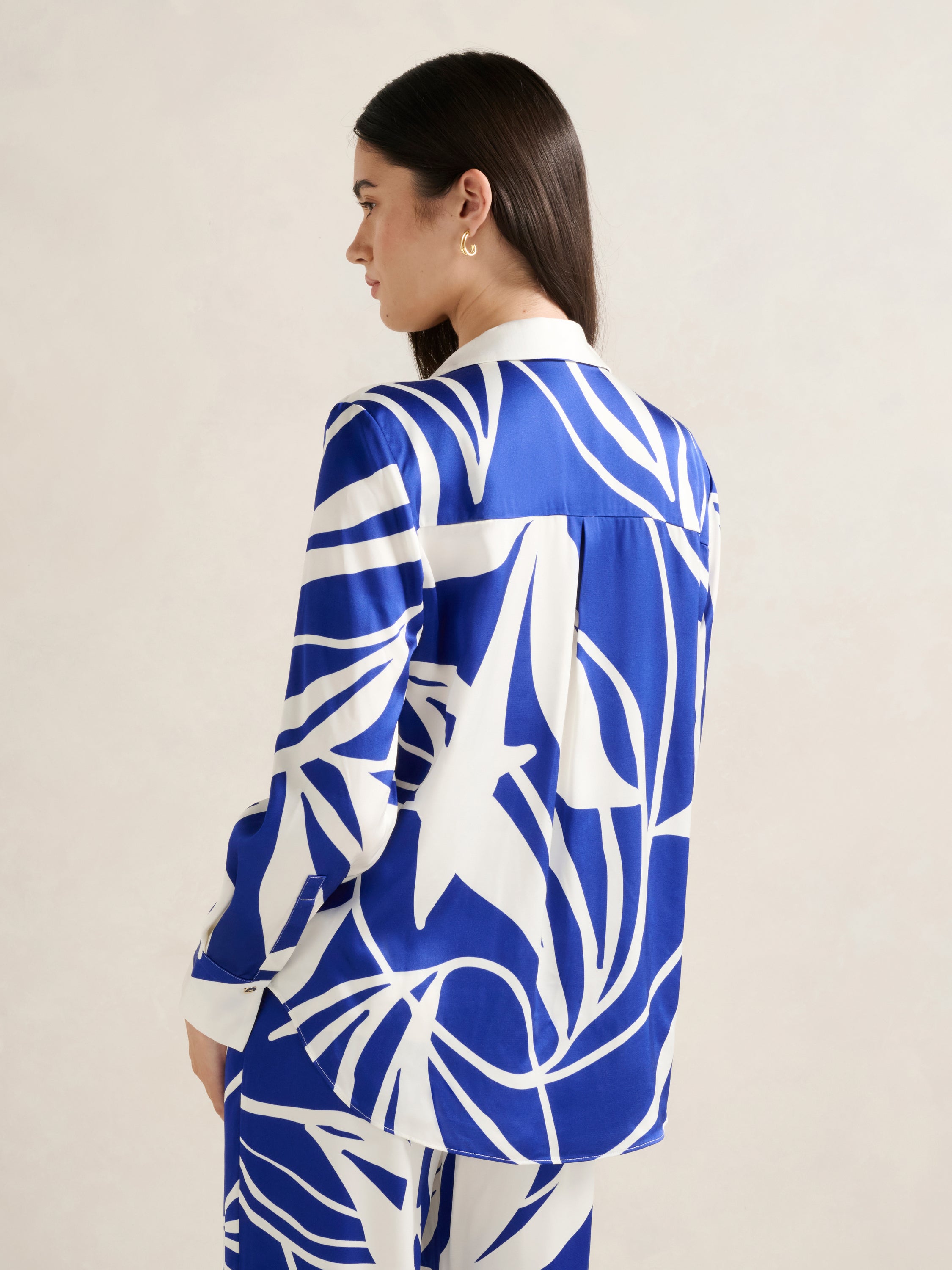 Lydia Oversized Satin Shirt