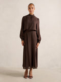 Preslee Godet Midi Skirt