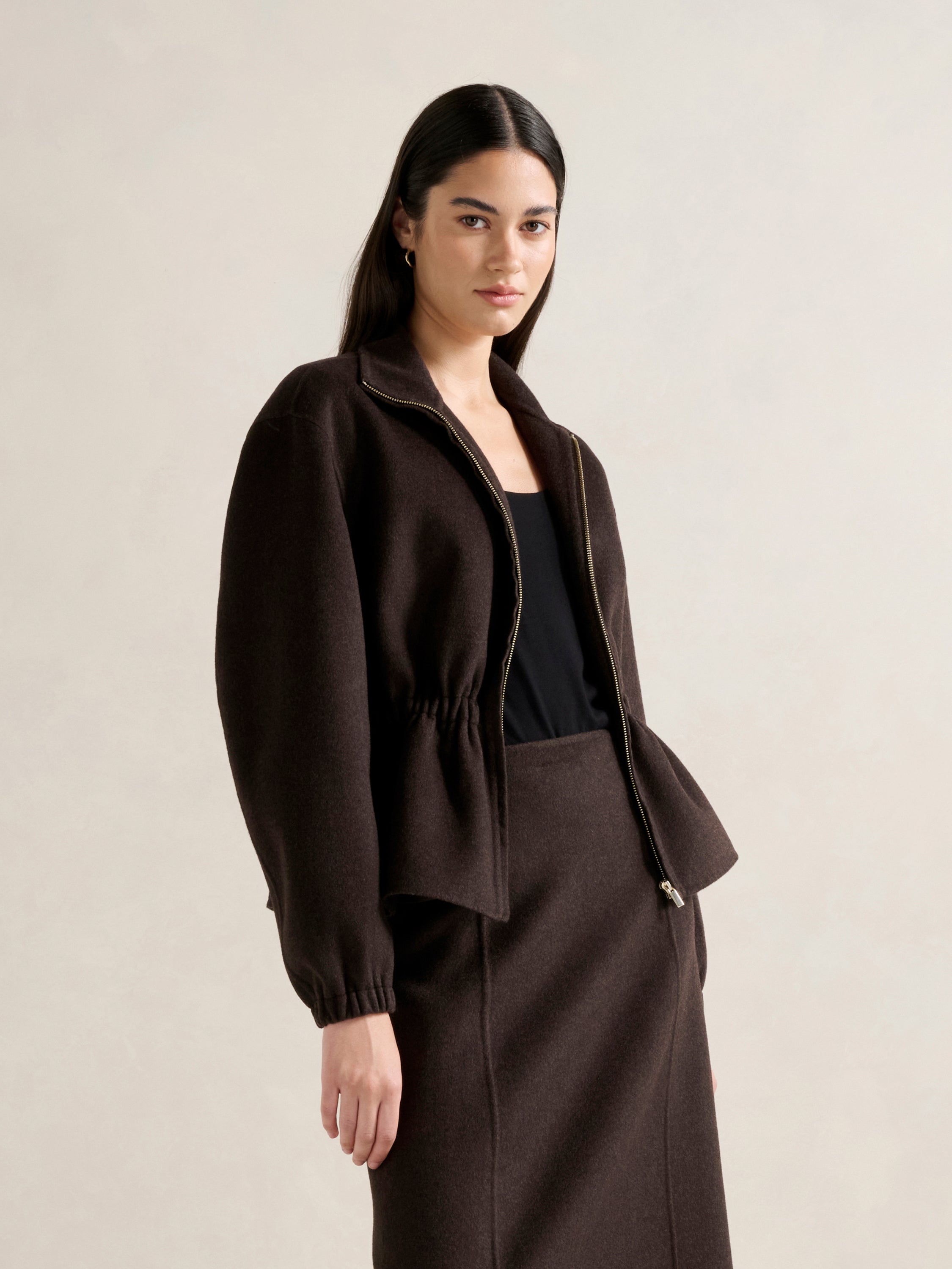 Amara Elastic Waist Jacket