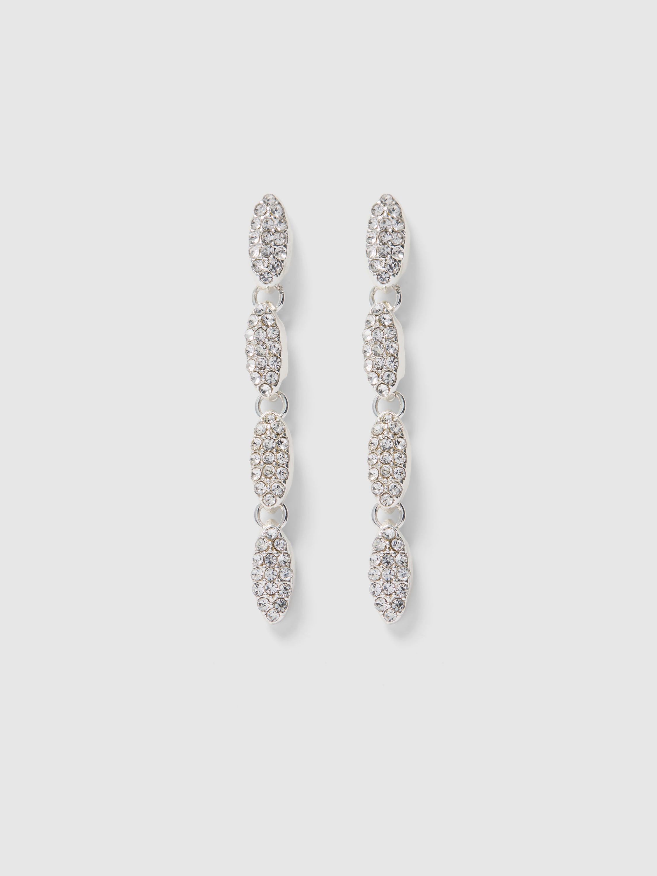 Polly Pave Drop Earring