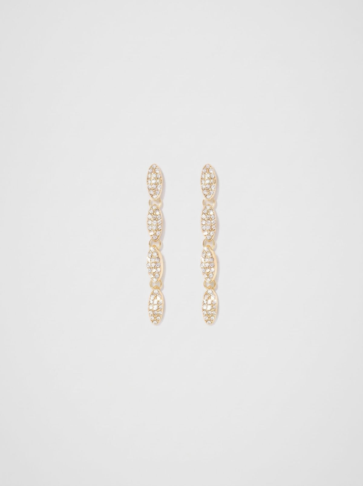 Polly Pave Drop Earring