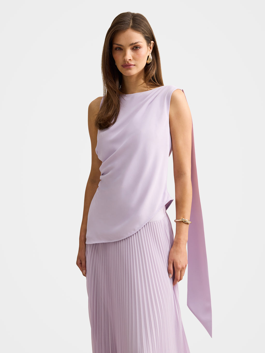 Suki Asymmetrical Draped Top