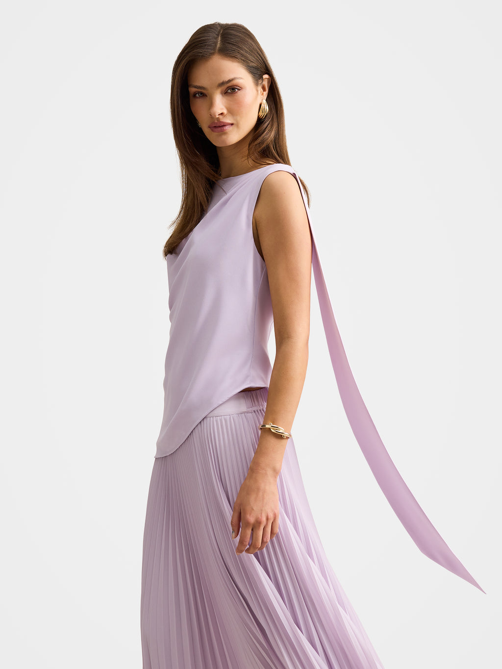 Suki Asymmetrical Draped Top