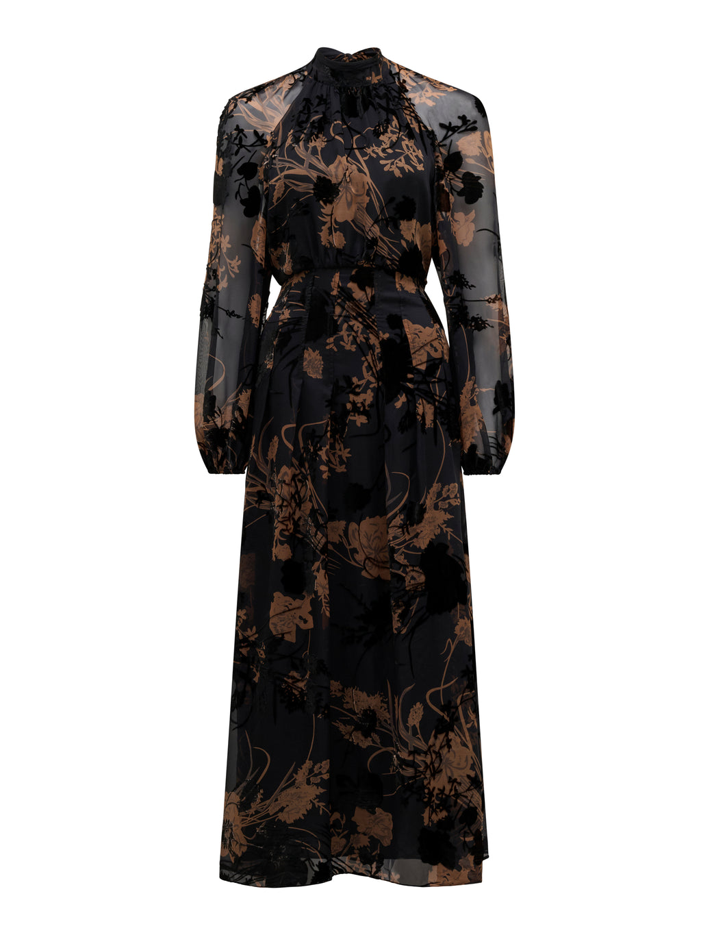 Janelle Velvet Burnout Maxi Dress