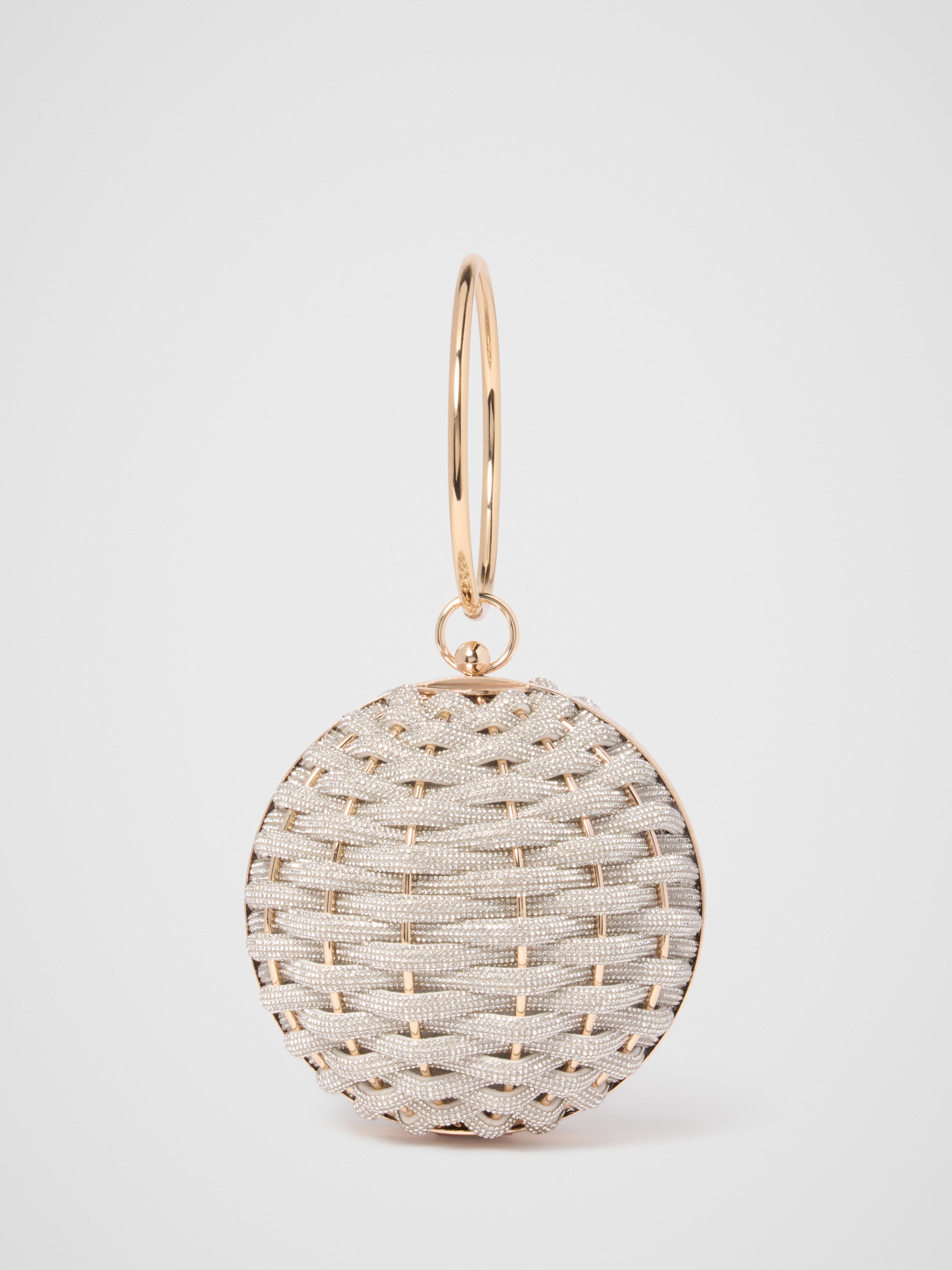Wynnie Woven Round Clutch