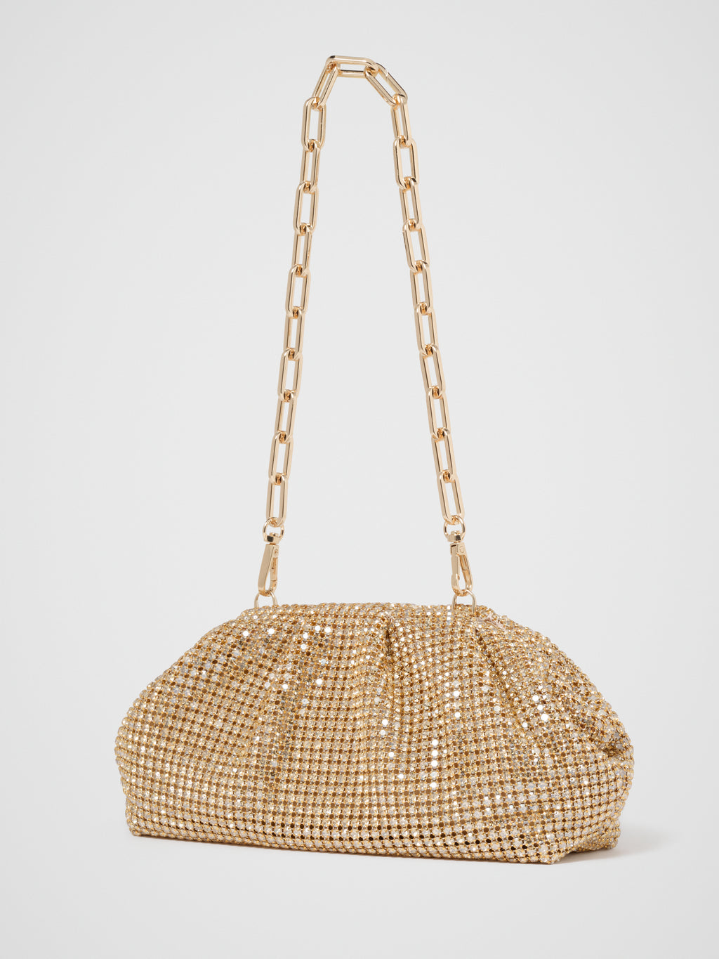 Ariel Soft Shiny Clutch